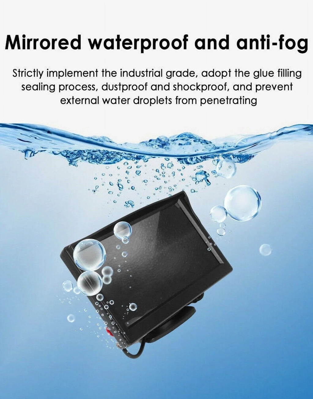 Night Vision Camera Wireless Paddsun Rear Kit Waterproof Backup HD Monitor Car 5" View
