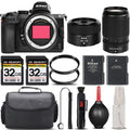 Battery International Case + + UV f/4.5-6.3 + Mirrorless Filter f/2.8 28mm with Nikon + Kit Cleaning - Lens Backup Z5 Lens Version Storage 64GB + + 50-250mm VR