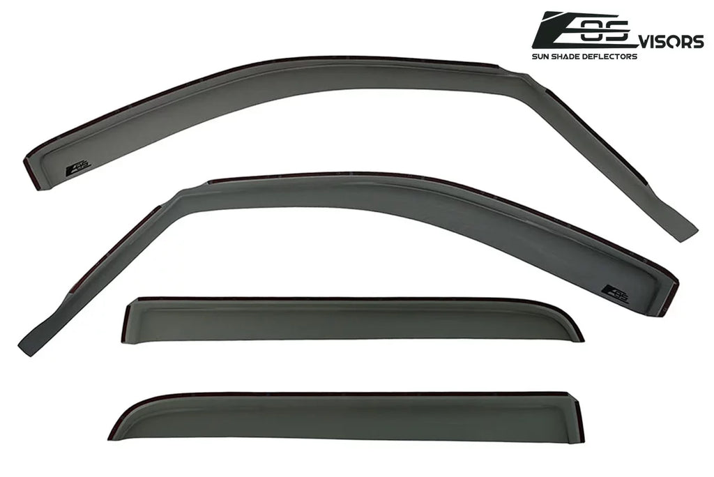 Store Deflectors in-Channel Window Visors Vents Models F-150 Rain Ford Side Crew Online for EOS 2004-2008 Style Cab Guard Extreme