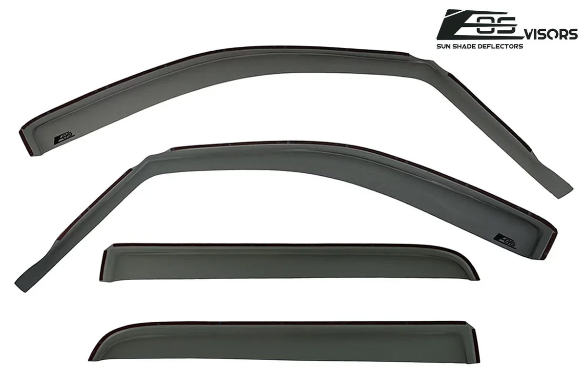 Store Deflectors in-Channel Window Visors Vents Models F-150 Rain Ford Side Crew Online for EOS 2004-2008 Style Cab Guard Extreme