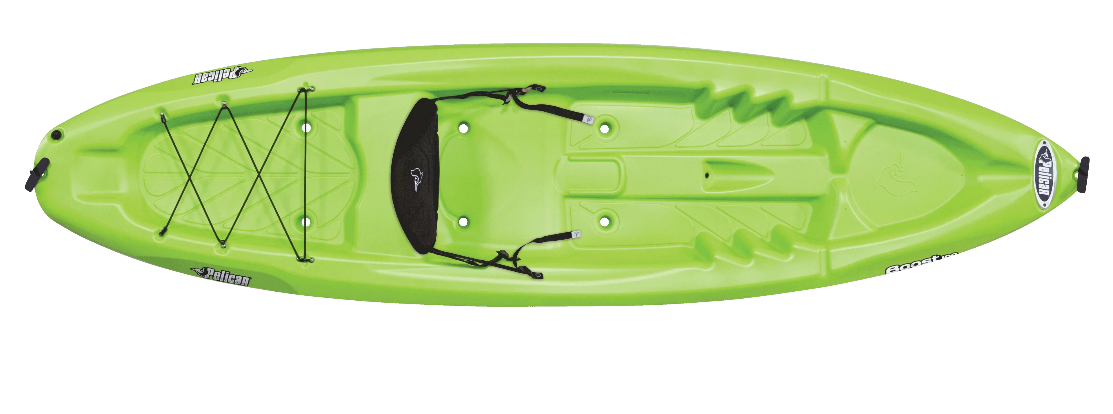 Green Kayak, 10ft Top On Boost Sit 100 Pelican