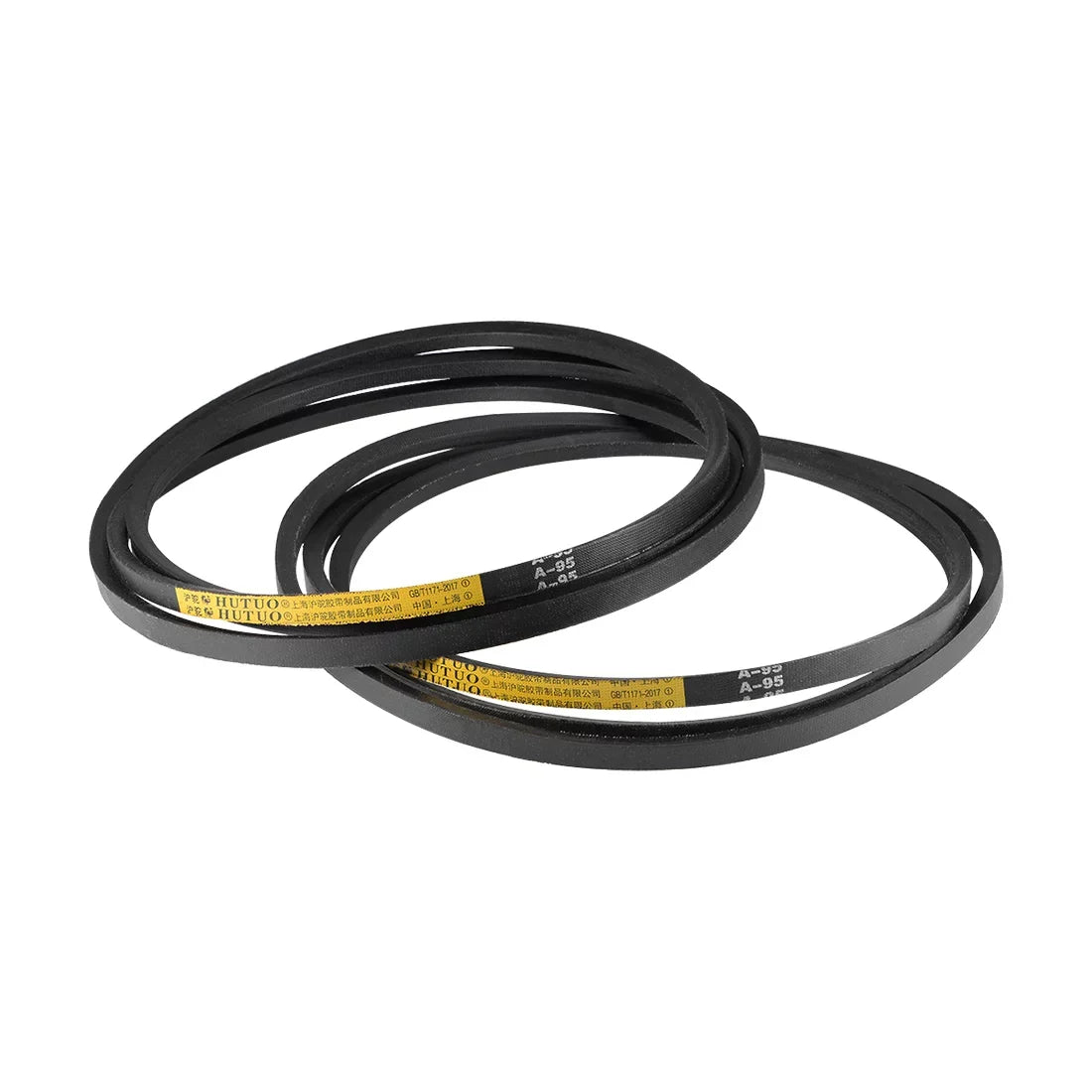 A-Section Drive V-Belts A95 Mid-Perimeter, Belt 2pcs Rubber 95"