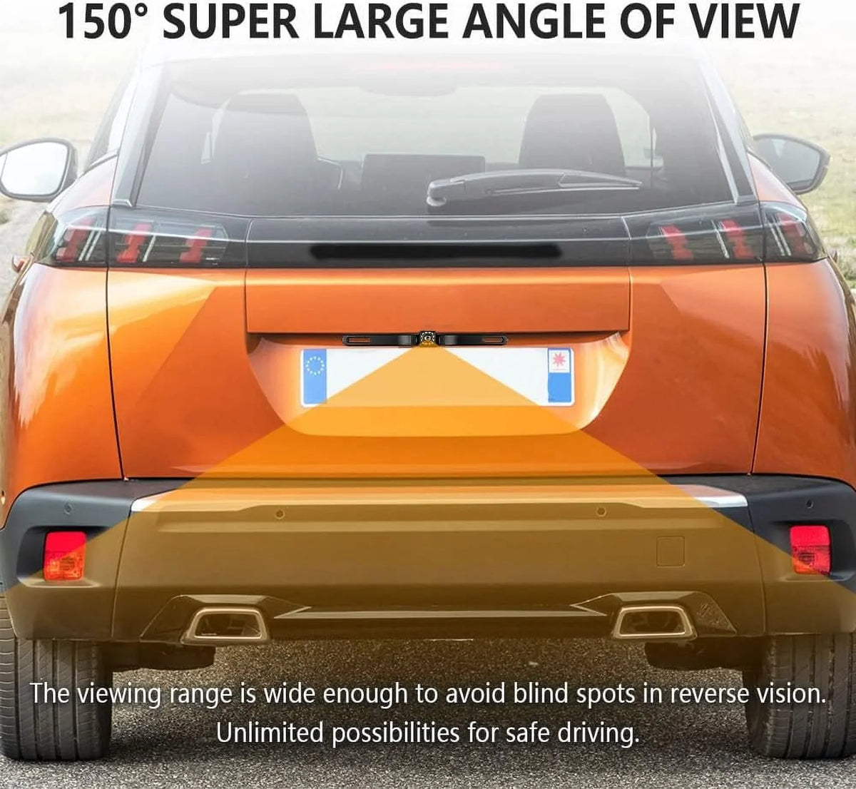 Camera,12 Vision Night Camera Angle HD Car Backup Camera,150°Wide Car,with Backup Reverse Multiple for