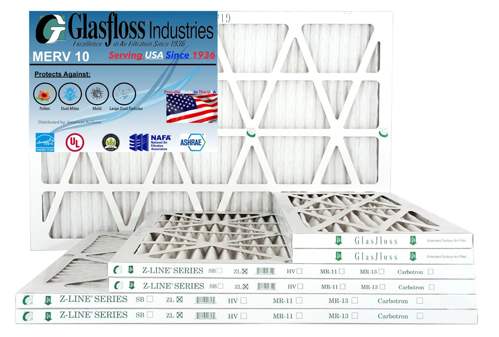 Made HVAC or of Filter - 18x36x2 In - atmospheric 2" 10 - Furnace or Glasfloss Pleated MERV USA. Office - (Pack Filter AC Home - 6) Filter atmospheric - The atmospheric