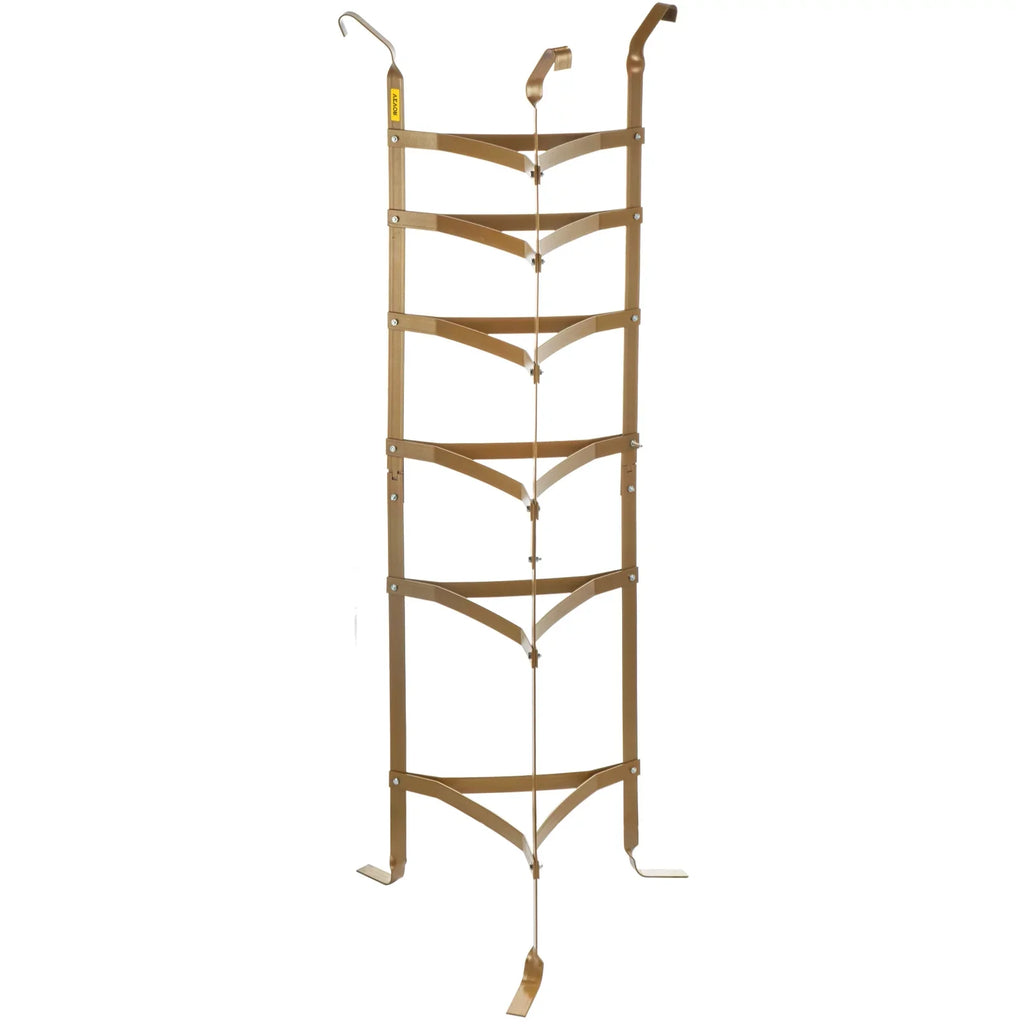 Pans, Cookware Pots, SKYSHALO Copper Cookware Carbon Kitchen Rack Shelf, Rack, Stand, 6-Tier Baskets Unassembled Storage Steel Pot Corner Cookware Storage Tower, for Multi-Layer Kettles 61-inch Shelf
