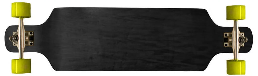 Black Symmetrical Down Drop Complete Concave 76mm Maple Wheels Shape Longboard