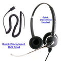 Headset Desk for Voice RJ9 Tube Headset Adapter - Cisco Cisco with Phone Binaural Mic Headset