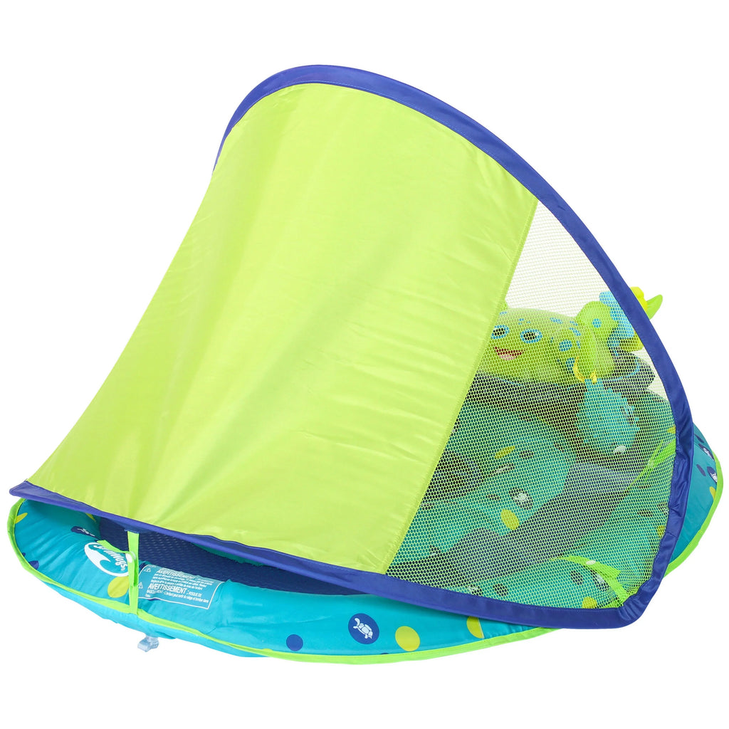 Center, Activity SwimWays Baby Boys, Float /Green Baby Spring for air-filled Float