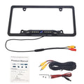 Waterproof Viewing Universal Cars Rear Wired for View American IP68 - - Camera Angle KingFurt Vision Cam Night Backup - 170°