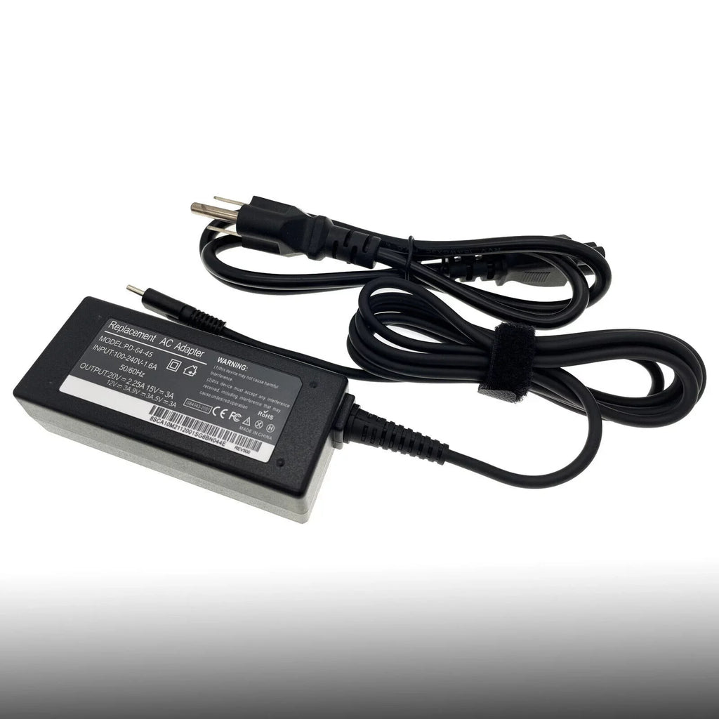 Type-C 7390 USB 7285 AC Charger Latitude 7210 Dell 7200 2-in-1 Power Adapter for