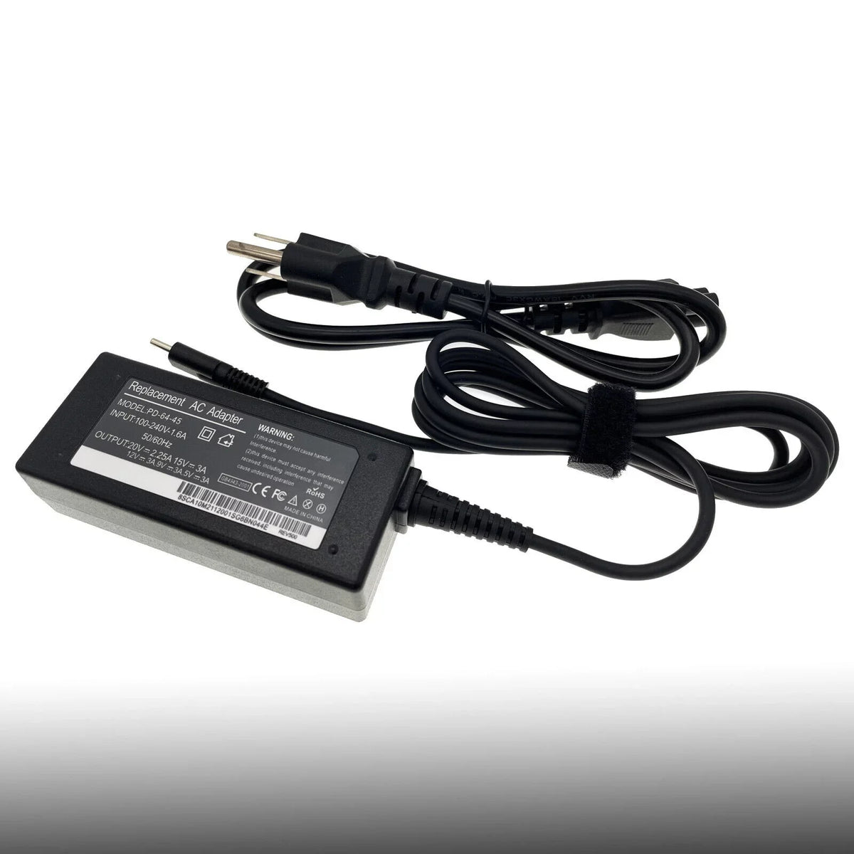 Type-C 7390 USB 7285 AC Charger Latitude 7210 Dell 7200 2-in-1 Power Adapter for