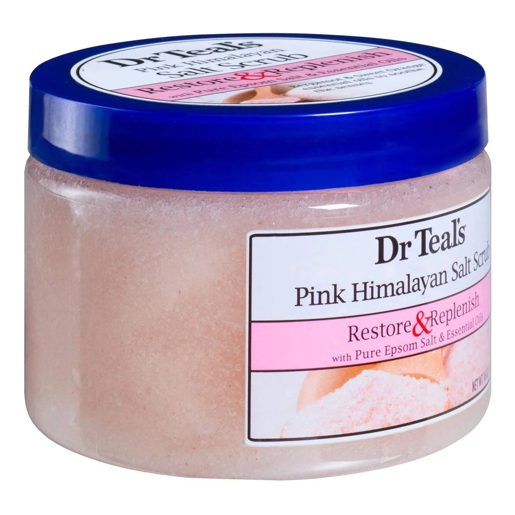 Dr Scrub Teal,S Epsom Pink 2-Pack, Himalayan Body Salt