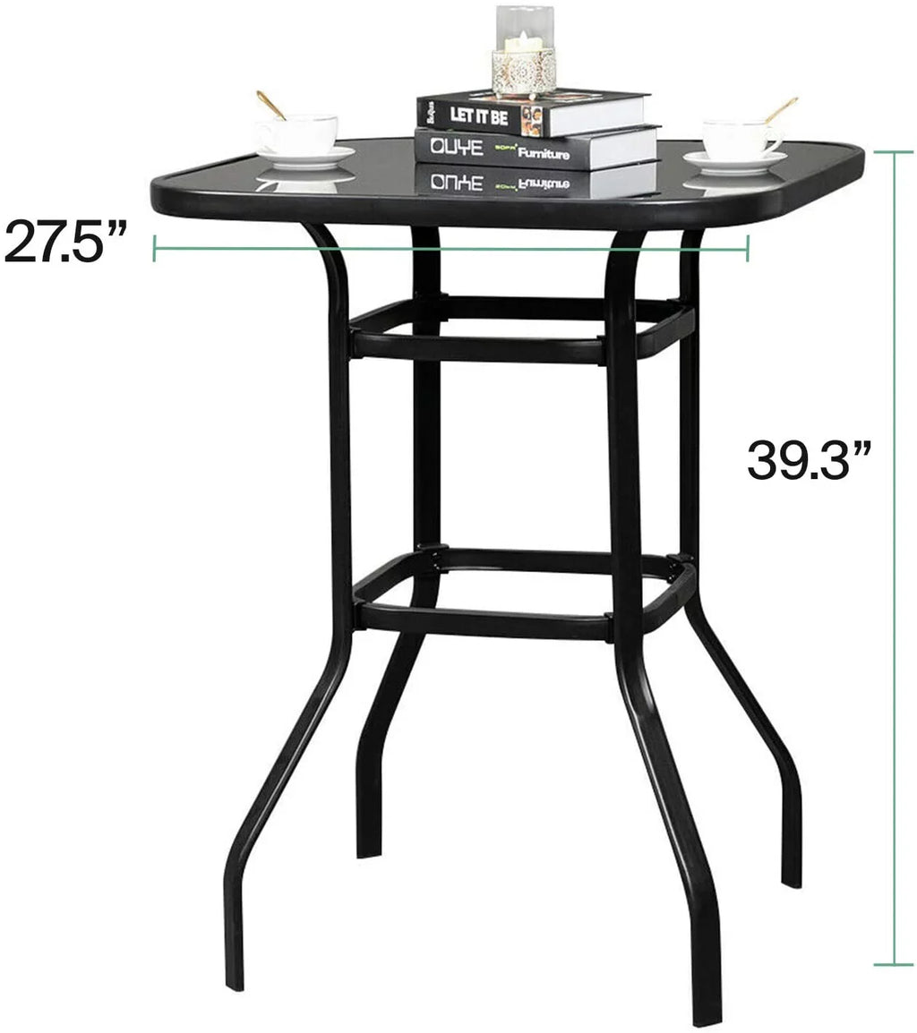 Bar For Use With Solid Aesthetic Design Scarlett Table Glass Indoor