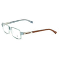 TO5018 Rectangular Turquoise Acetate Tod's Transparent Frames Eyeglass 52mm
