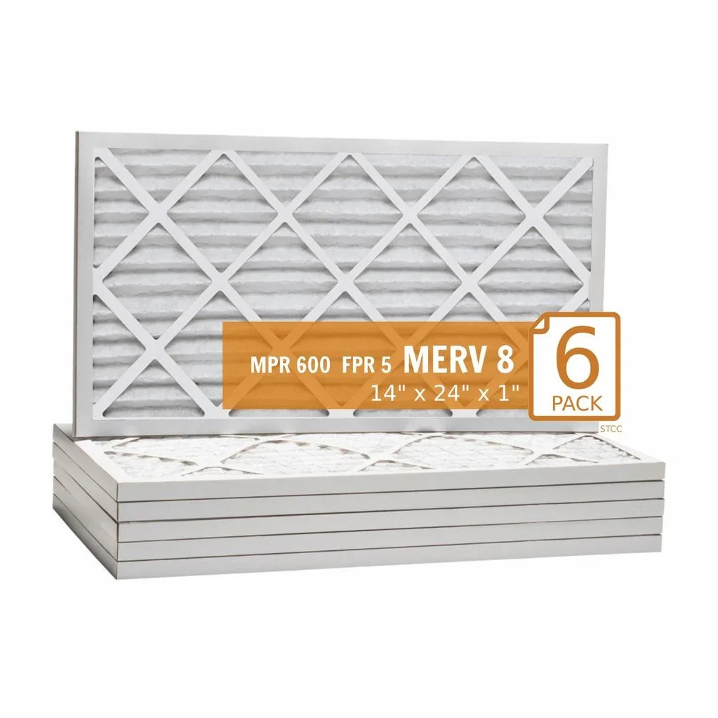 Filter - Key Pleat oxygen Purolator 8 MERV (6 Pack) 14x24x1