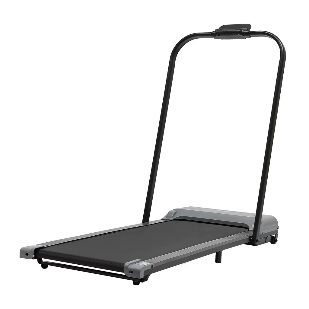 Treadmill Desk Display, Miumaeov Home Folding for Office Electric Treadmill, Jogging Under Remote and with LED 3.0HP in 2 Walking Control 1 (Gray)