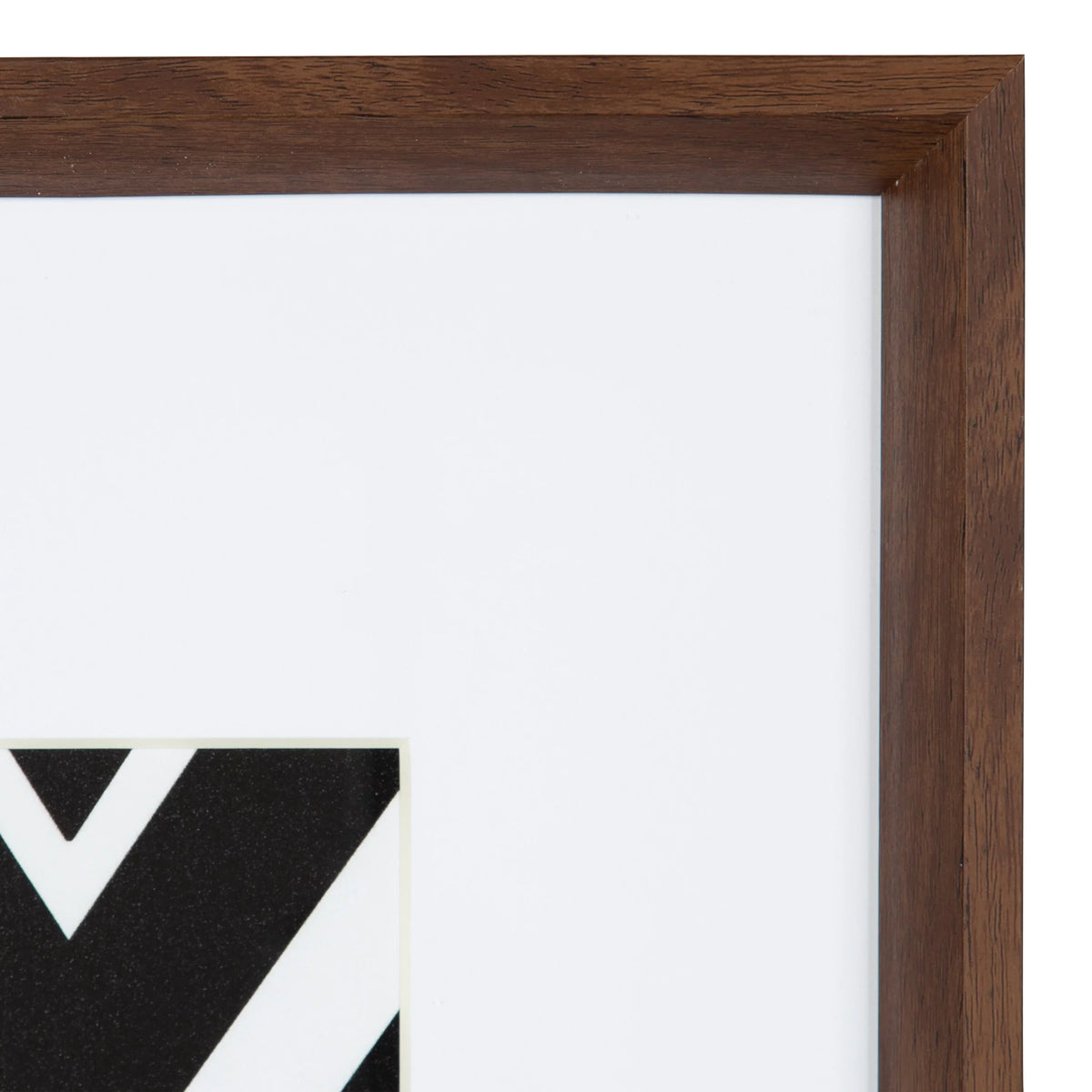 Kate Display Walnut Calder Laurel Framed Abstract Mid-Century of Decor for 6, Wall Art Prints, Modern and Set Brown,