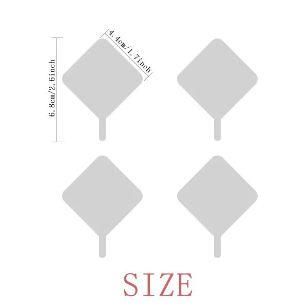 Balanced Hooks Fitness Wall Cross-country Sports Adhesive Self Sticky Hanging Like