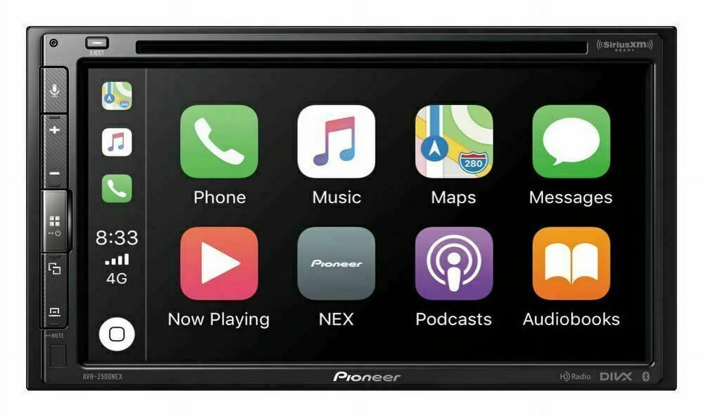 CAR Plate DVD & License USB Camera AVH-2500NEX BLUETOOTH CD ANDROID PLAY PIONEER