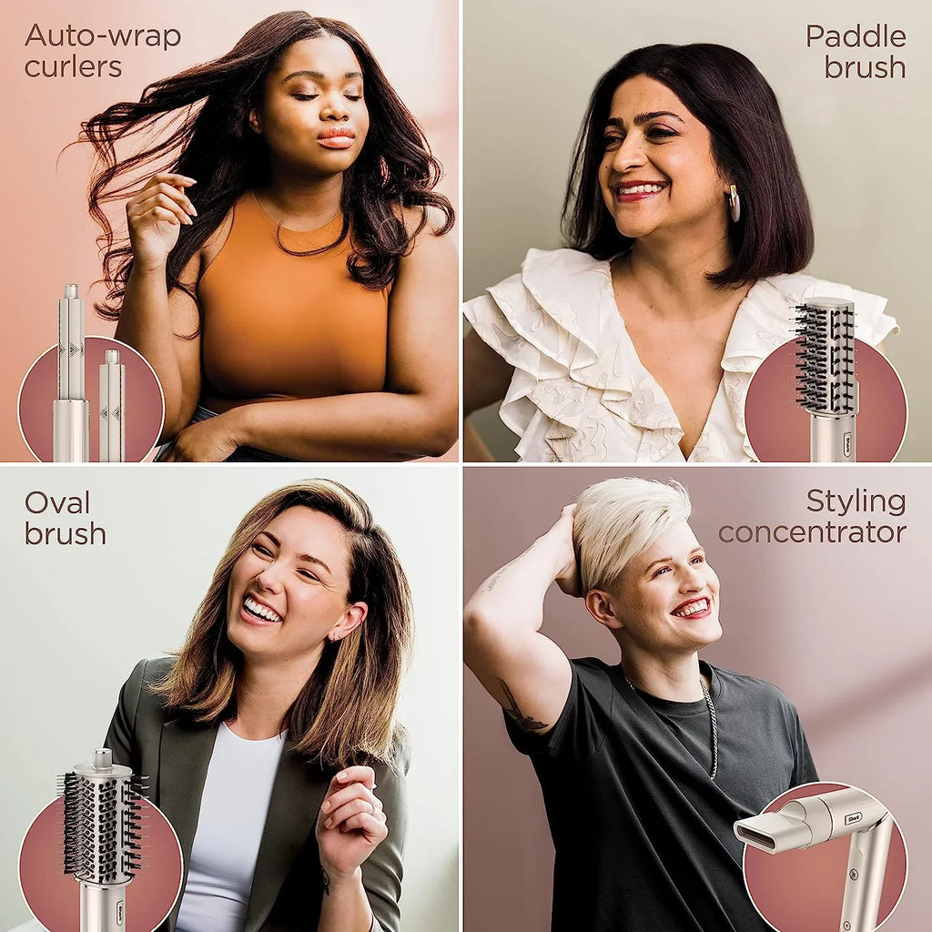 HD430 FlexStyle & and System, Dryer Multi-Styler,Straight Hair & atmospheric Styling Blow Powerful Wavy, Drying Shark