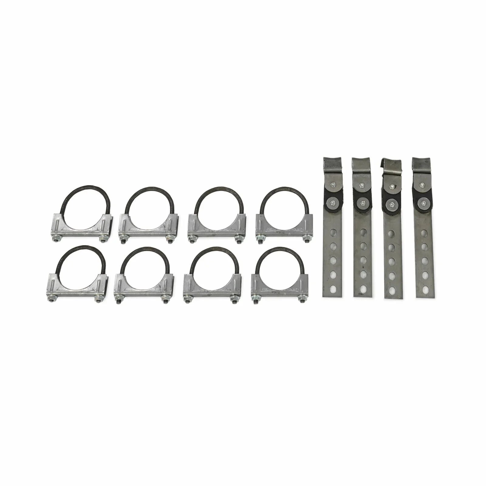 B 2.5" Exhaust Car Exit Dual 62-74 Mopar Body Rear Kit Tip SW 2 Chamber