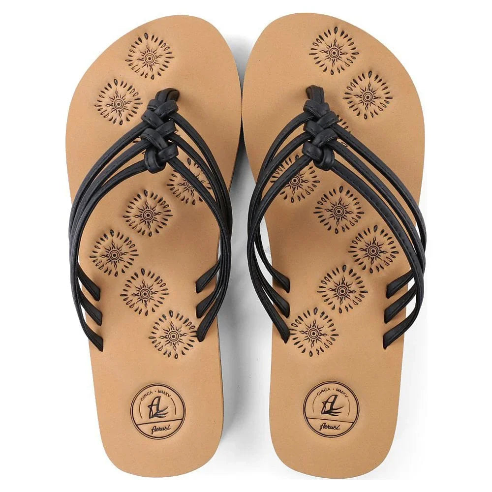 Outdoor Indoor Casual Walking or Life Sandals (Black) Livi Flop AERUSI Women's Flip