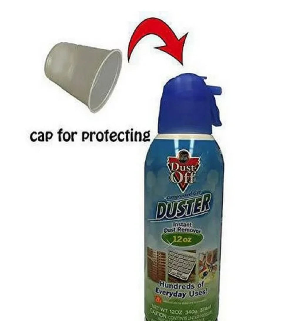 12 Count Dust-Off Duster, oz, Compressed Gas 6