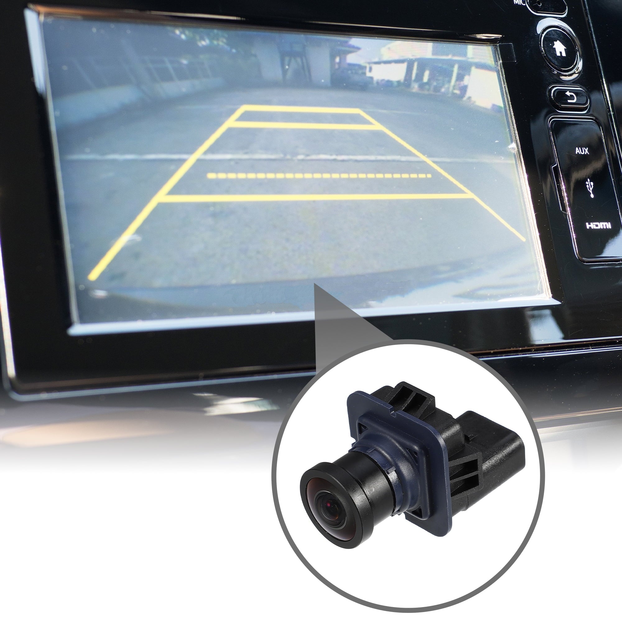 Up Rear Camera Plastic Black No.EB3T19G490BB F-150 Car Back View for Ford 2011-2014