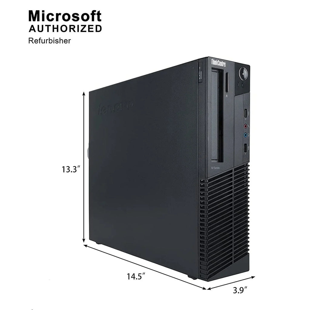 Desktop 1TB - HDD, and Windows 11 Not Intel 4GB ) - Lenovo Keyboard Pro, DDR3 PC RGB (Used Included), DVD, Computer M92P (Monitor Like Quad-Core i5, Mouse WIFI, RAM,
