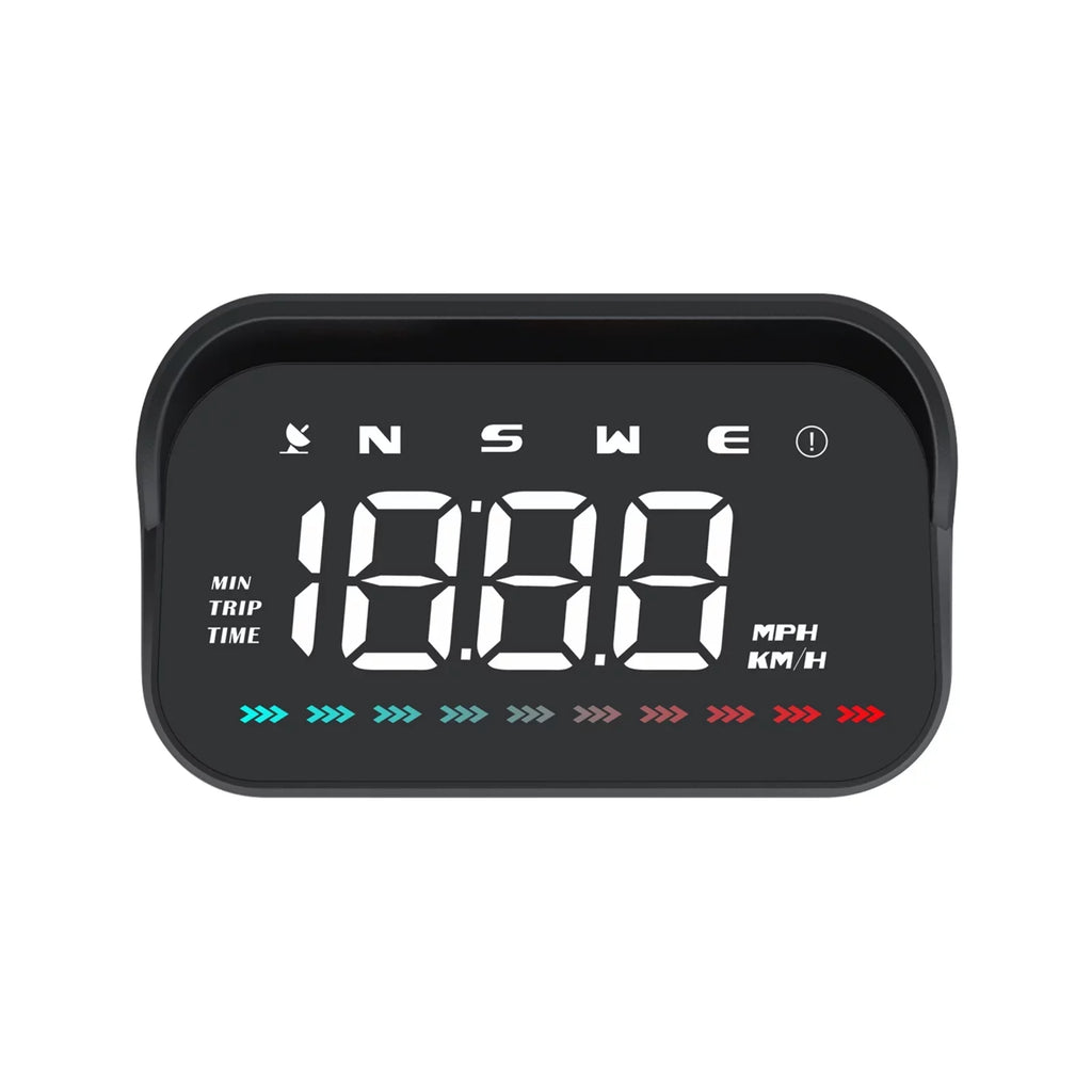 Display Alert Apexeon Direction, Heads-Up Distance, Ambient Car, Speed Time, Travel Over-Speed GPS for Digital & Speedometer Light,