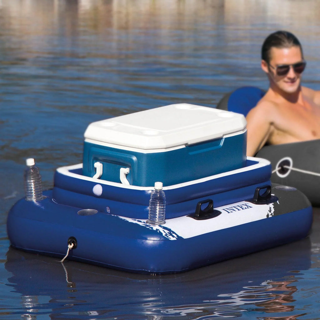 River Pack) Tube & Water Intex Cooler self-inflating Floating Run Connect Lounge (6