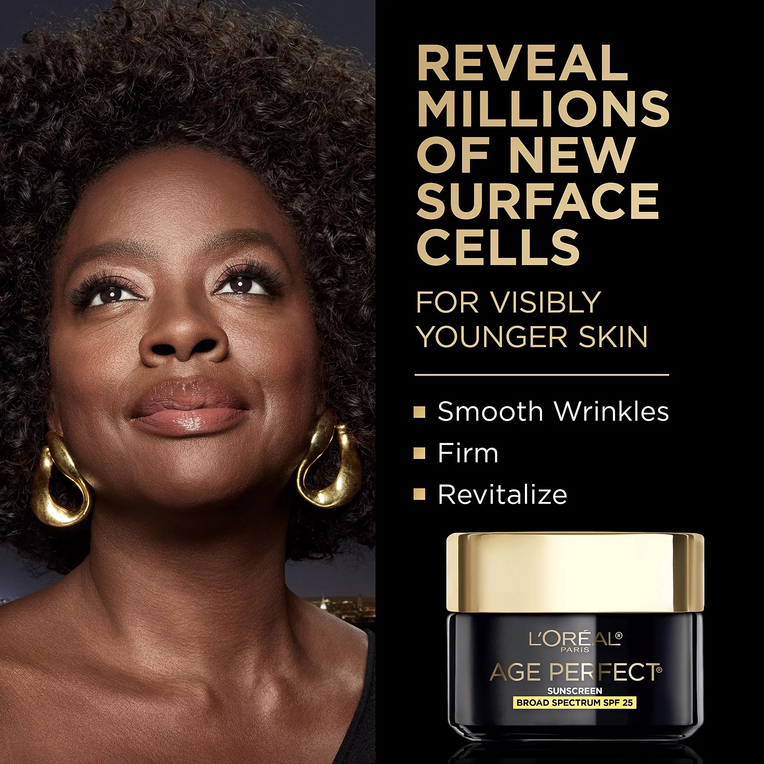 Perfect With And Renewal 1.7Oz Spf Broad Cell Moisturizer Antioxidants, Age Spectrum 25 Sunscreen, E Day L’Oréal Anti-Aging Paris Vitamin
