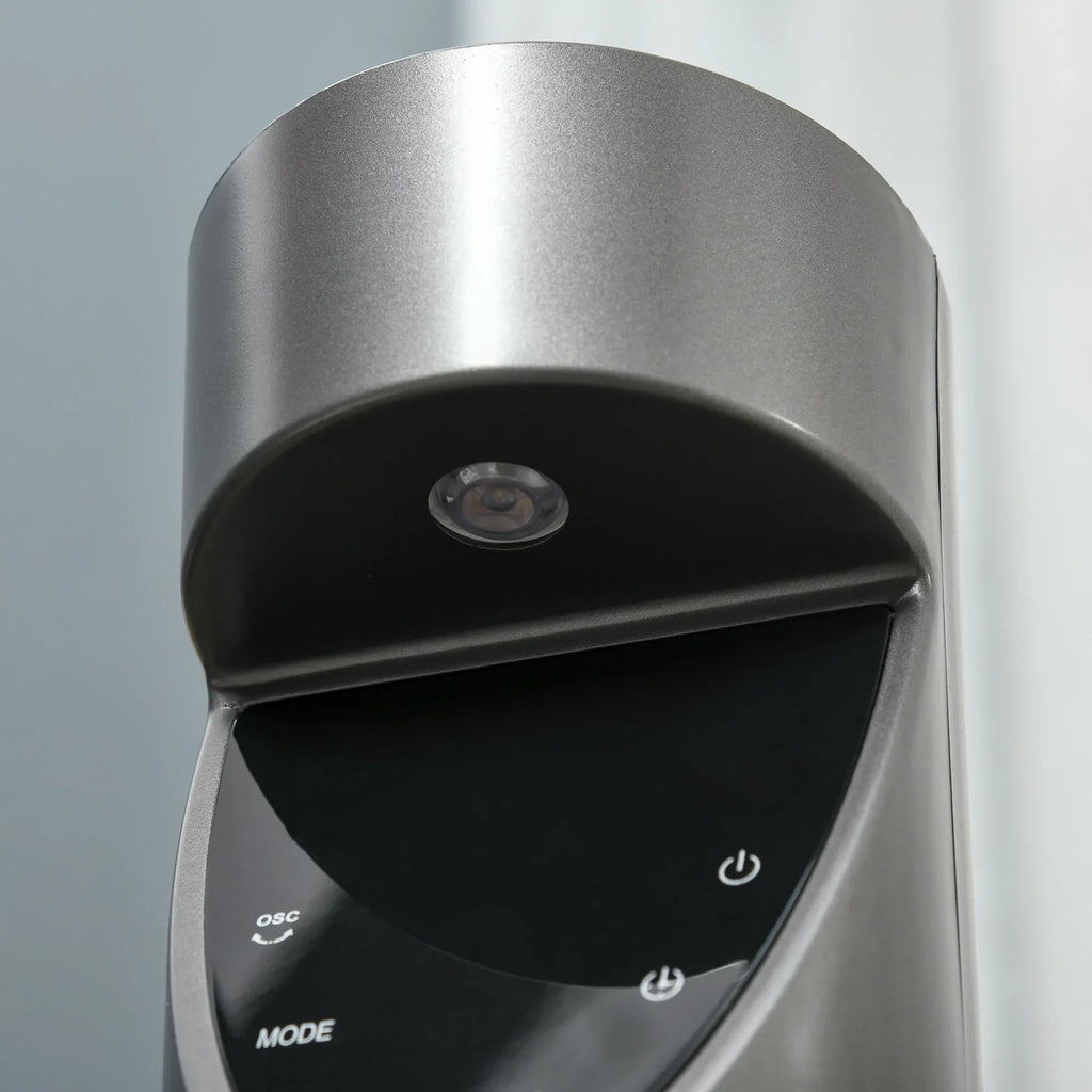 for Grey 3 atmospheric and with Control, 12H Cooling Speeds, Filter, Tower Timer, Oscillating, Fan HOMCOM Bedroom 46" Remote