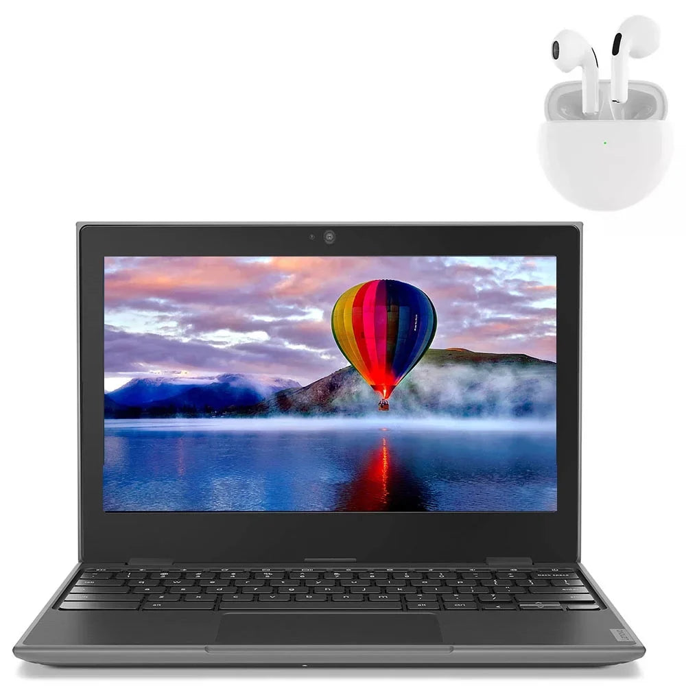 SSD 4GB Earbuds Lenovo Windows Restored with 11.6" Intel 10 (Refurbished) Pro Processor Wireless Laptop RAM 100e 64GB