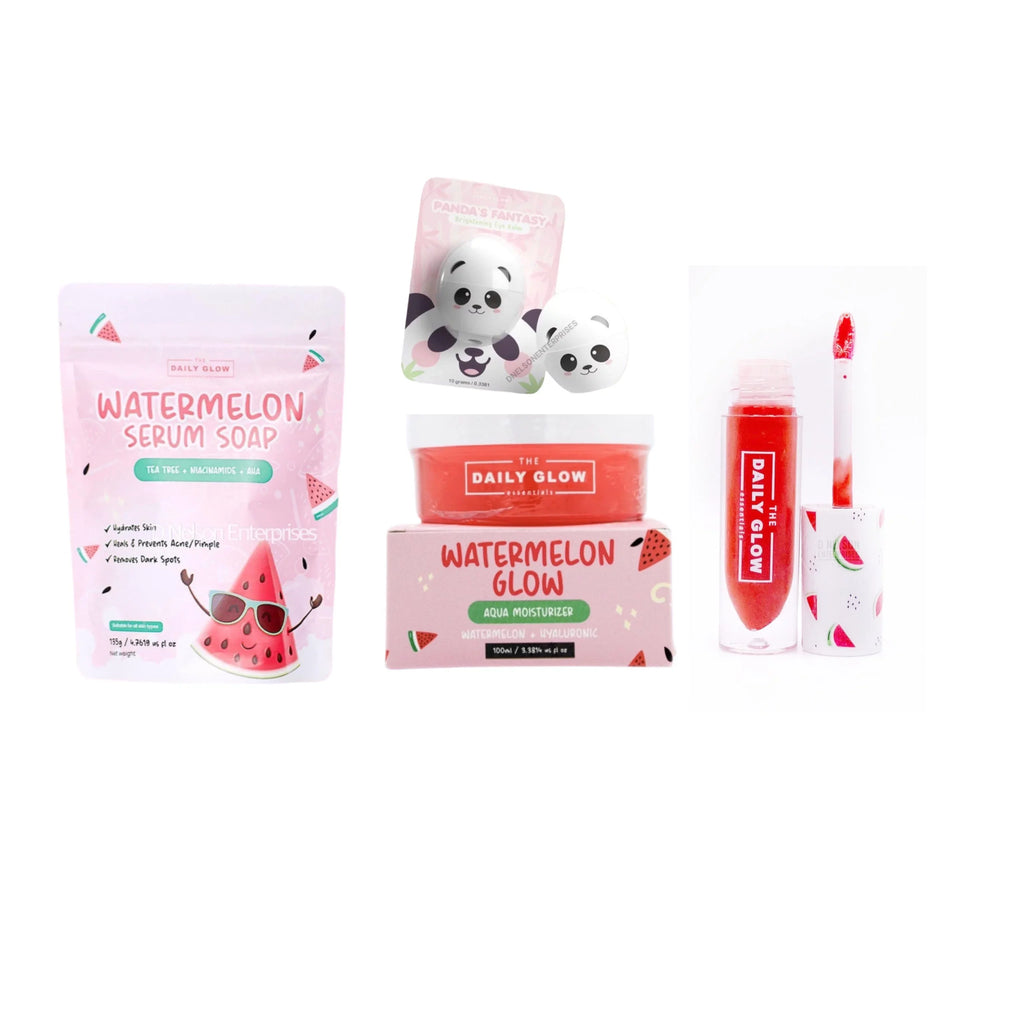 Daily The Essentials Eye Trio Panda Glow Watermelon Balm &
