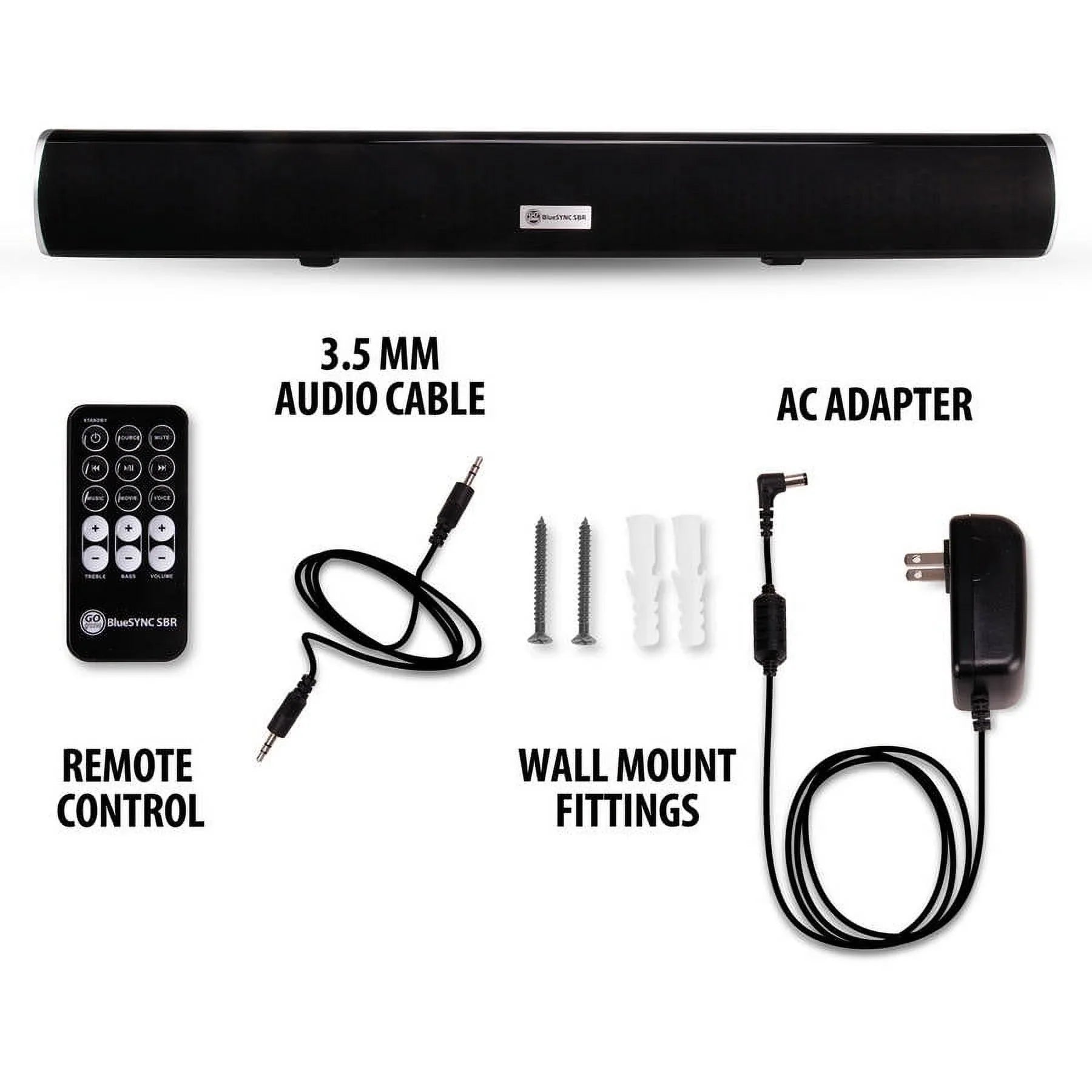 & Sony Theater Internal Subwoofer Home Samsung Speaker Bluetooth Bar Mounting Sound With & , 2.1 More TCL with , Wall TVs 4K , GOgroove and , Kit , HD - Works VIZIO Smart