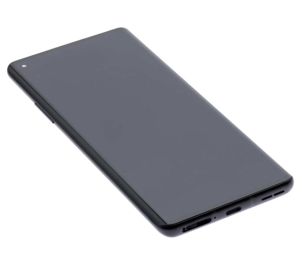 (Onyx OnePlus UW Black) OLED For With Replacement (Non-Verizon (Refurbished) Assembly 5G 8 Frame) Compatible 5G / Frame