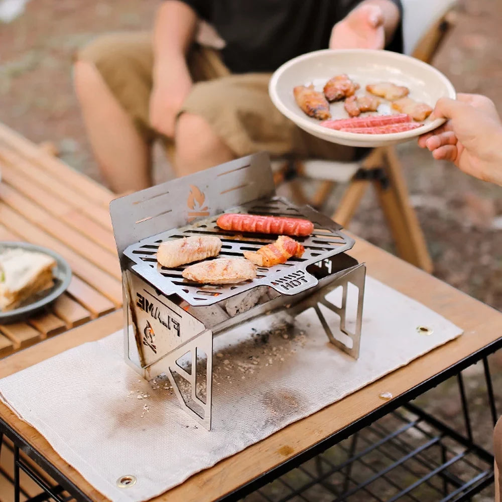 Furnace, Cooking for Steel Stove Nebublu Picnic Camping transportable BBQ Stainless
