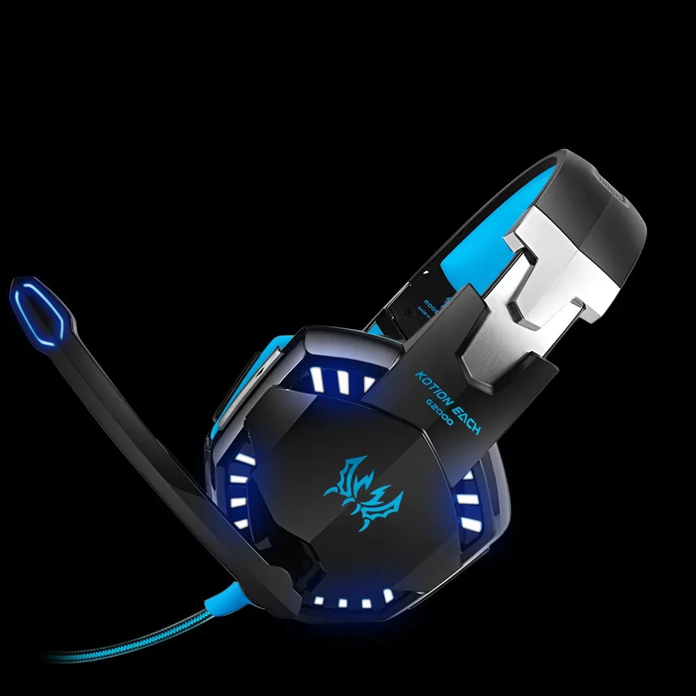 with Reduction Headset EACH for Adapter Smartphone KOTION G2000 Audio EACH Gaming PC 3.5mm Cable Laptop KOTION Noise