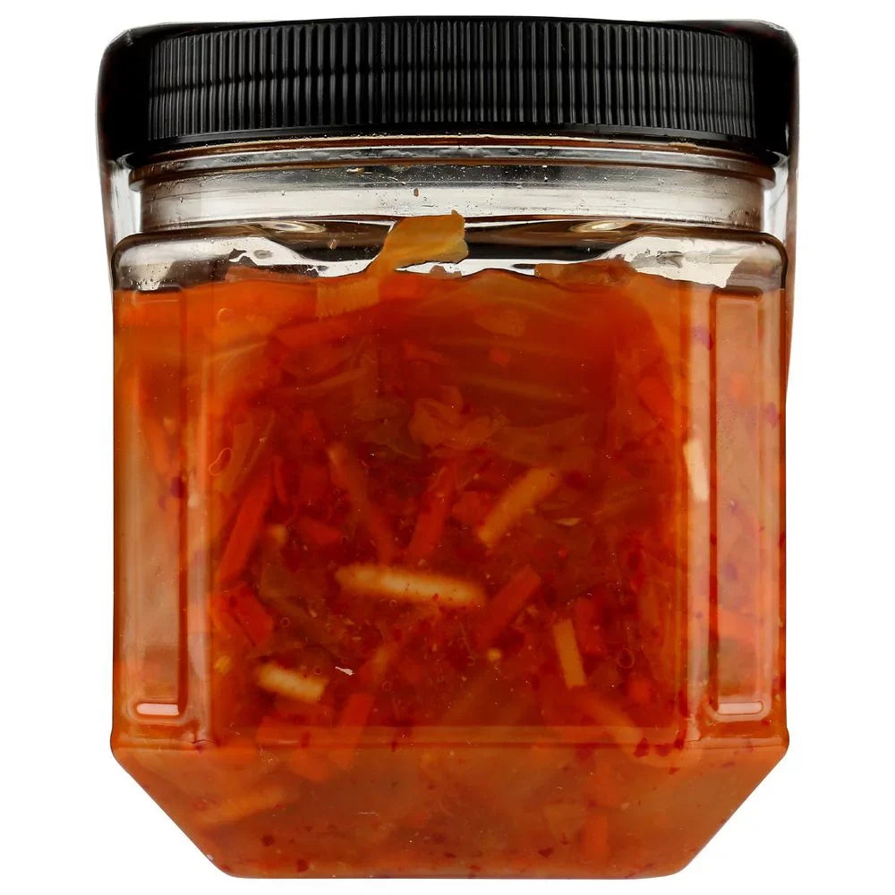 Ounce case. 18 -- Miso 6 Kimchi, per Wildbrine Horseradish