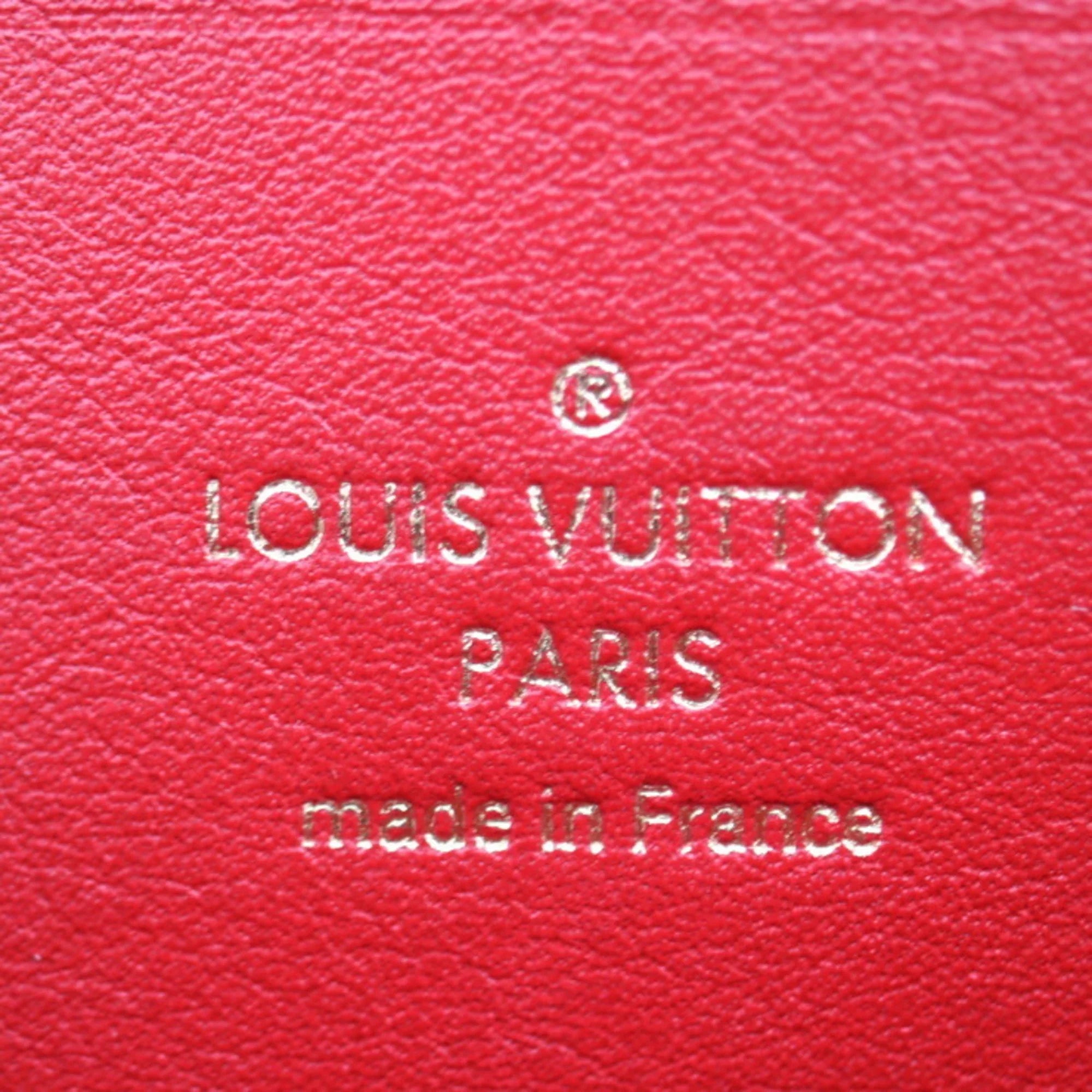 LOUIS bag note M54501 red Pre-Owned chain gold (Good) Louis leather Vuitton pink shoulder VUITTON hardware love