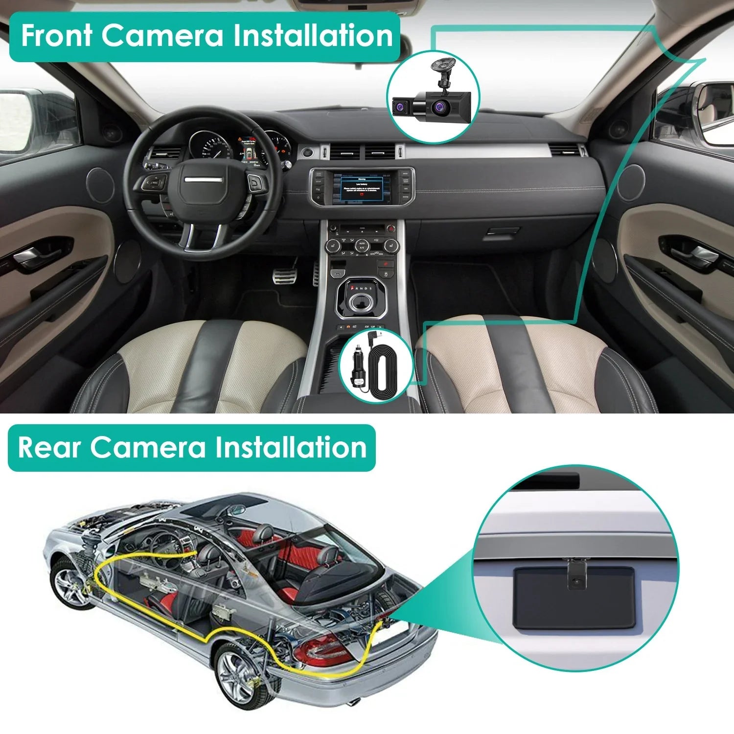iMounTEK Car G-Sensor GPS Video 140° Car Angle Monitor Dash Parking Night HD 2K DVR Recorder Recording Dashcam Vision Loop Full with Cam