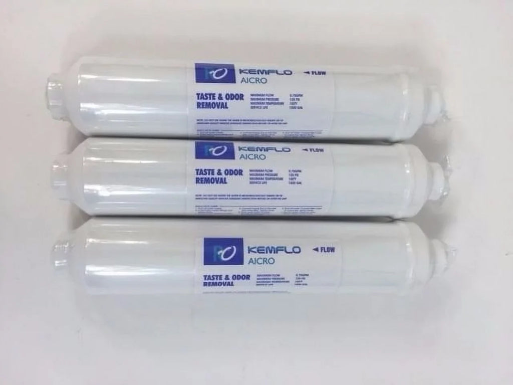 Pack 1/4" Filter 3 2" AICRO-Q 10" Inline New Built-in w/ Fitting Quick-Connect