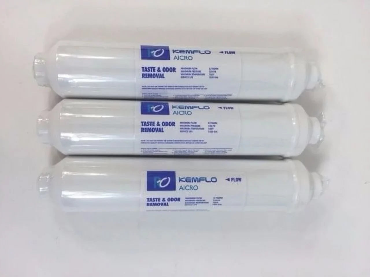 Pack 1/4" Filter 3 2" AICRO-Q 10" Inline New Built-in w/ Fitting Quick-Connect