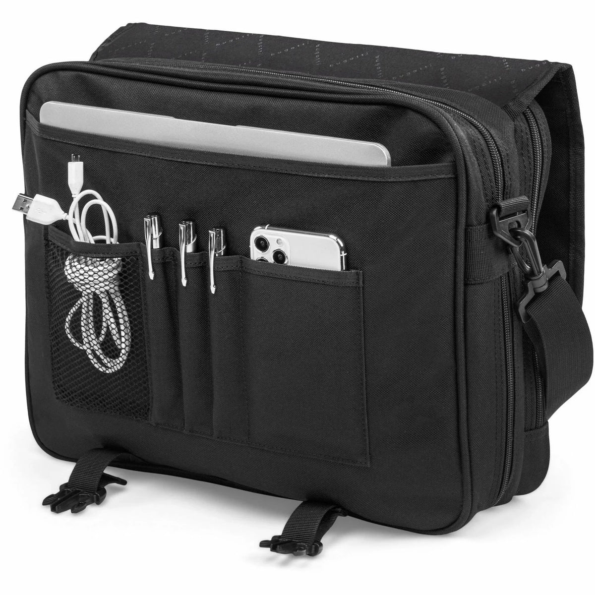 15.6" (Briefcase) ASSOCIATE Black Case THE bugatti for Carrying Notebook,
