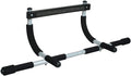 Pull - Locking, Iron Screws Gym Workout Equipment Delaman Upper Bar transportable Chin-up Bars Up No for Training & Bar, Fitness Home Adjustable Width Doorway, for Total Body Horizontal Frame Door Exercise