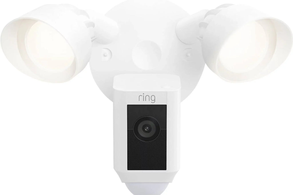 Motion White, Activated (Refurbished) WiFi, Restored Wired Release, Ring_Floodlight HD, Cam IP/Network Plus Outdoor, 2021 with