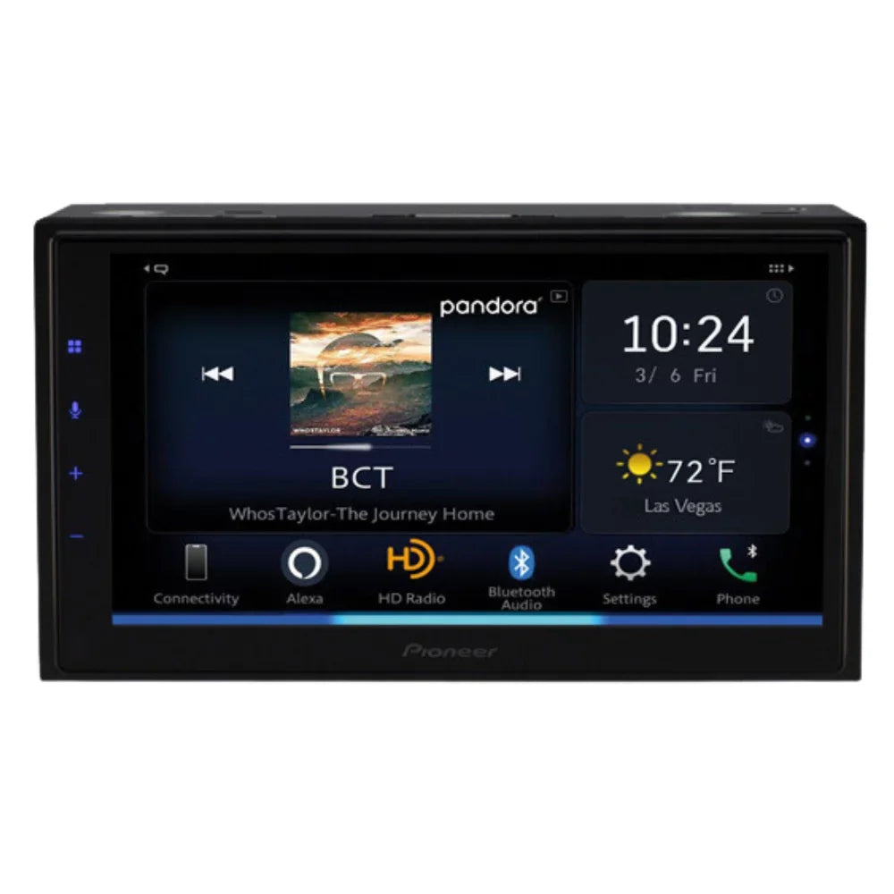 Camera 6.8" Multimedia & Bullet Bluetooth w/ DMH-W4660NEX New Pioneer Receiver