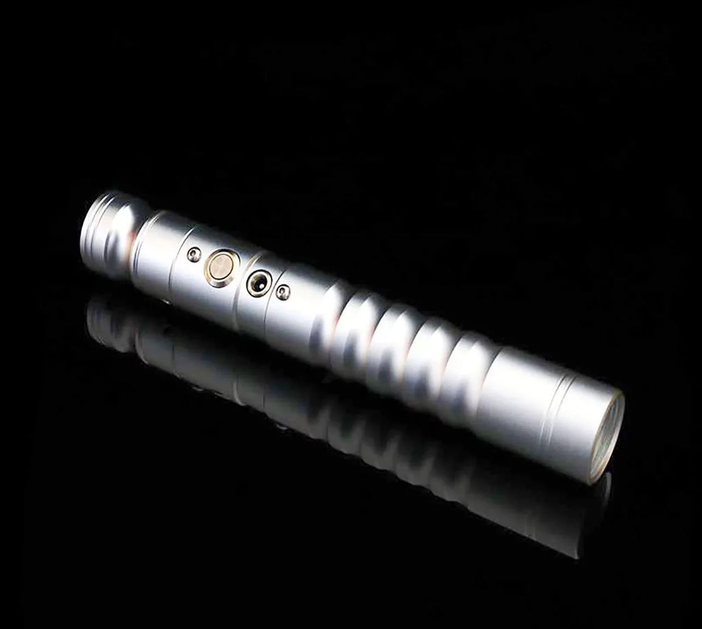 Kids Colors Lightsaber Sound 7 Hilt KBASE for RGB Metal Toy Change Gift with Fonts