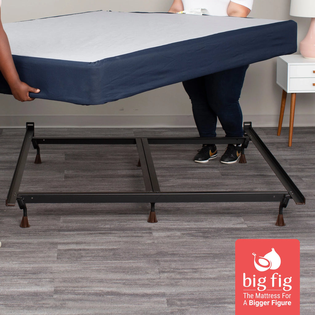 Bed up Steel Supports Fig Duty Size to 2,000 Frame, King Matress Big Pounds, Heavy